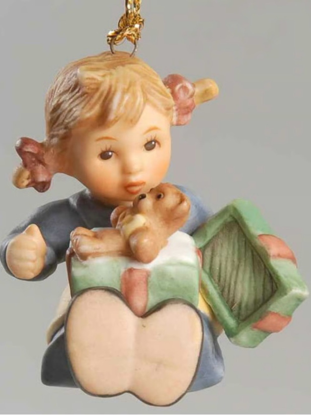 "Teddy Bear Surprise" Christmas ornament by Goebel 2002 Vintage